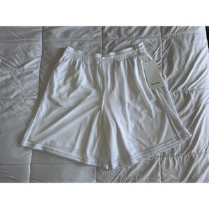NWT Lululemon Relaxed-Fit Mesh Training Short 8" Women Size 10 White Drawstring